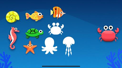 Baby puzzles Under Water - Image screenshot of android app