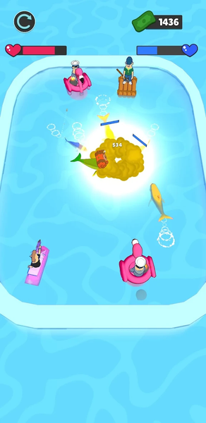 Merge Sharks - Gameplay image of android game