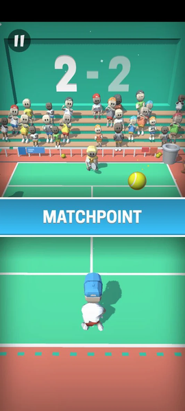 Tennis Game - Gameplay image of android game