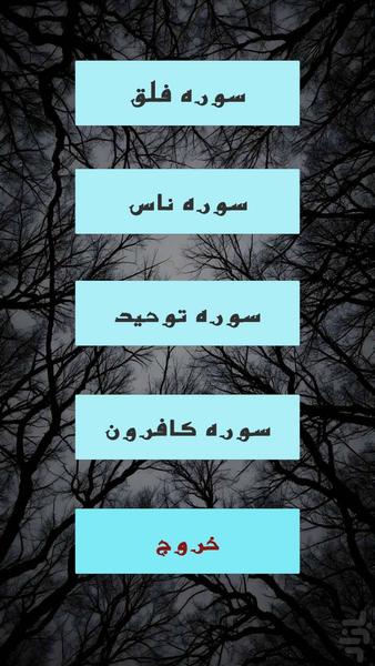 چهار قل(صوتی و متنی) - عکس برنامه موبایلی اندروید