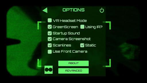 VR Night Vision for Cardboard (NVG Simulation) - Image screenshot of android app