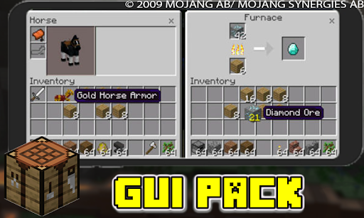 GUI Pack Addons Minecraft - عکس برنامه موبایلی اندروید