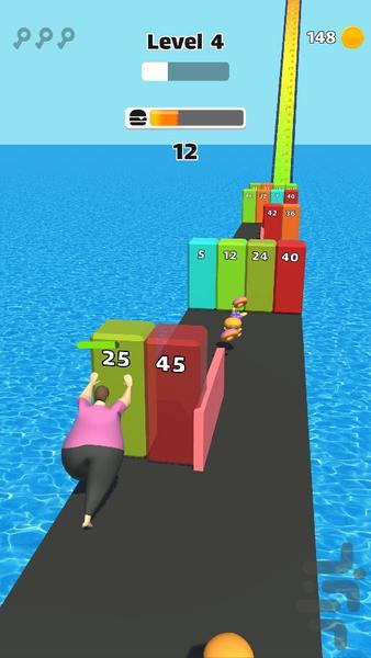 آقای چاق | Mr Fat - Gameplay image of android game