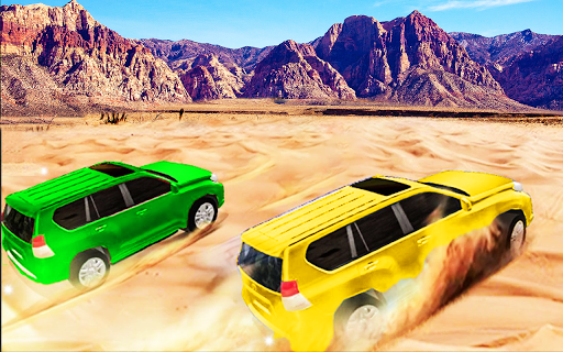 Prado Driving Game 4x4 jeep - Gameplay image of android game