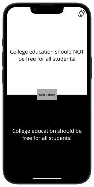 Debate - Party Game - Gameplay image of android game