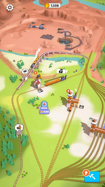 Rail Master Tycoon: Idle Train - عکس بازی موبایلی اندروید