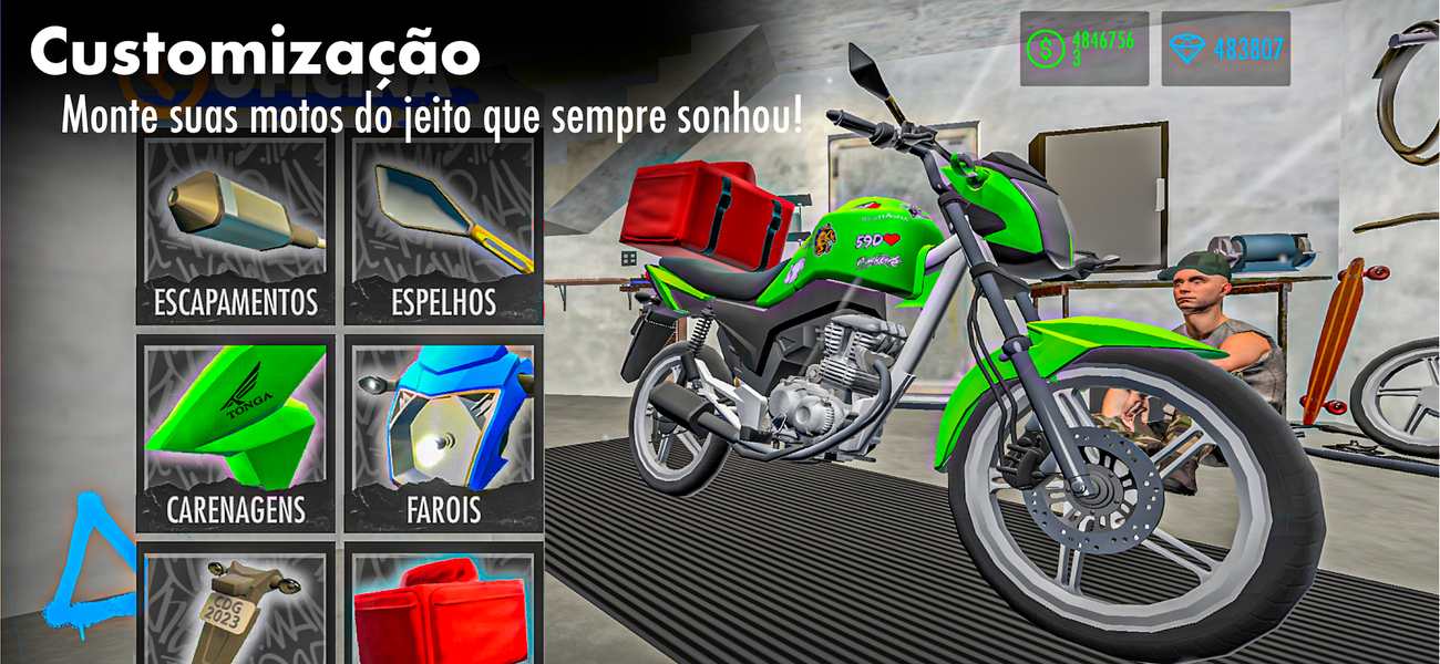 Wheelie City: Bike Stunt Game - Gameplay image of android game