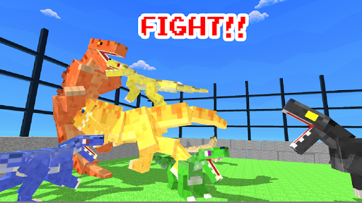 Blocky Dino Park Apex Arena - عکس بازی موبایلی اندروید