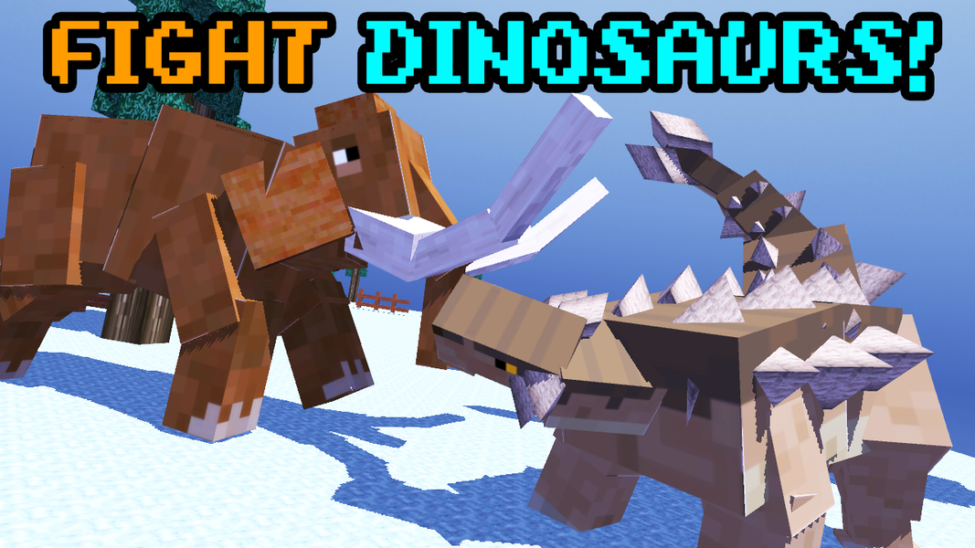 Blocky Dino Park Mammoth Rage - عکس بازی موبایلی اندروید