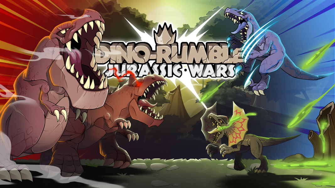 Dino Rumble: Jurassic War - Gameplay image of android game
