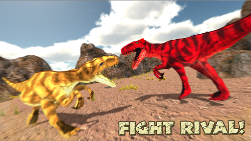 Hungry Raptor Desert Dino Hunt - Gameplay image of android game