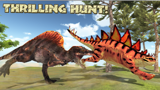 Hungry Spino Coastal Dino Hunt - Gameplay image of android game