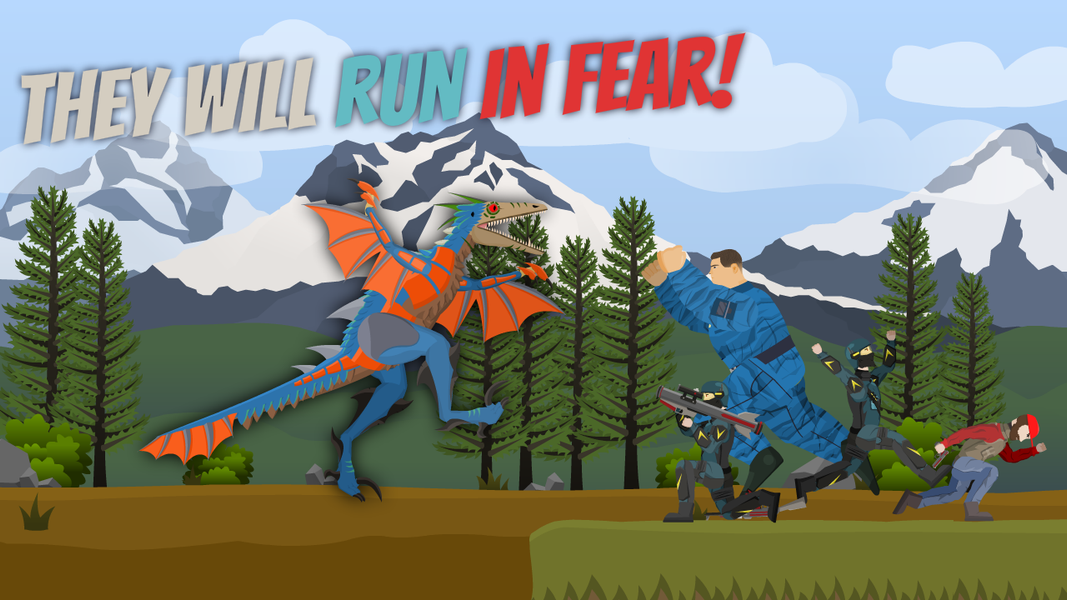 Hybrid Dinosaur: World Terror - Gameplay image of android game