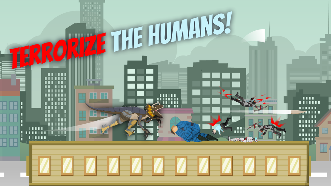 Hybrid Dinosaur: World Terror - Gameplay image of android game