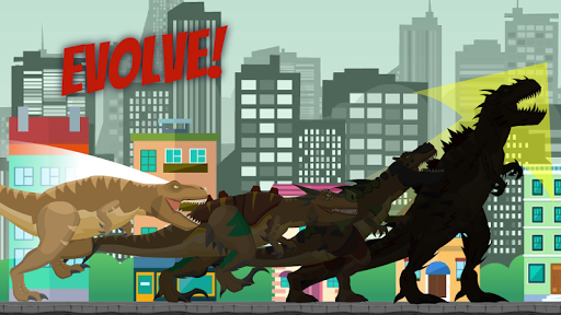 Hybrid T-Rex: City Rampage - Gameplay image of android game