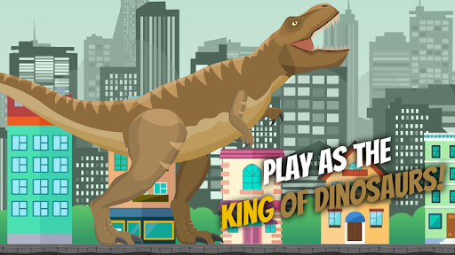 Hybrid T-Rex: City Rampage - Gameplay image of android game