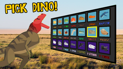 T-Rex Fights Dinosaurs - عکس بازی موبایلی اندروید