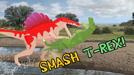 T-Rex Fights More Dinosaurs for Android - Free App Download