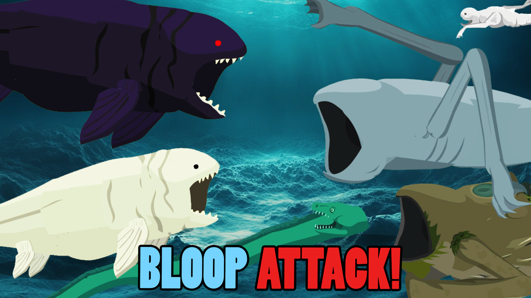 Bloop Fights Sea Eater - Gameplay image of android game