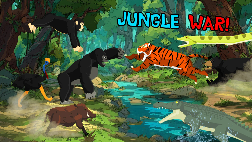 Gorilla Fights Jungle Animals - عکس بازی موبایلی اندروید