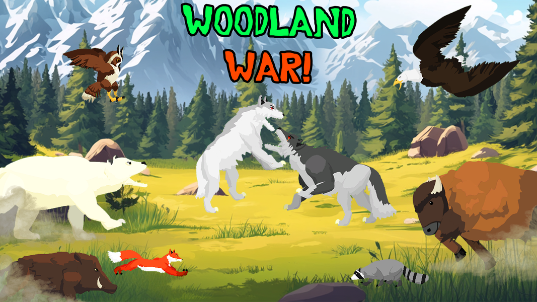 Wolf Fights Woodland Animals - عکس بازی موبایلی اندروید