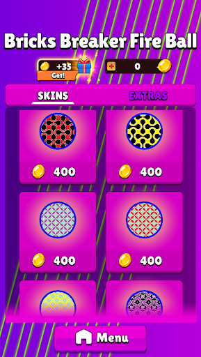 Bricks Breaker Fire Ball - Image screenshot of android app