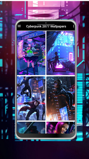 Cyberpunk Wallpaper HD 4K 2021 - Image screenshot of android app