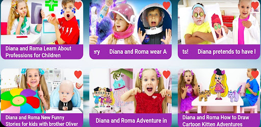 Diana and Roma funny videos for Android - Download | Cafe Bazaar Diana and Roma funny videos for Android - Download | Cafe Bazaar