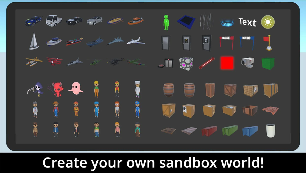 Galoria Sandbox: Online - عکس بازی موبایلی اندروید