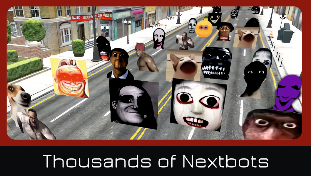 Nextbots Online: Sandbox - عکس بازی موبایلی اندروید