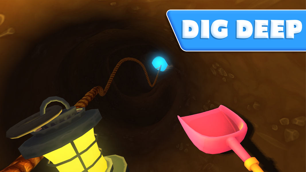 Digging A Hole 3D Simulator - Gameplay image of android game