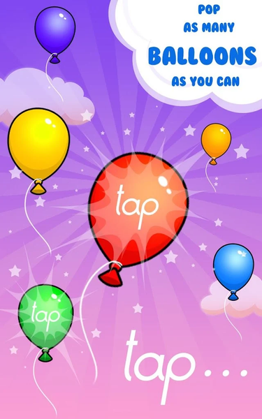 Kids Balloon Pop - Gameplay image of android game