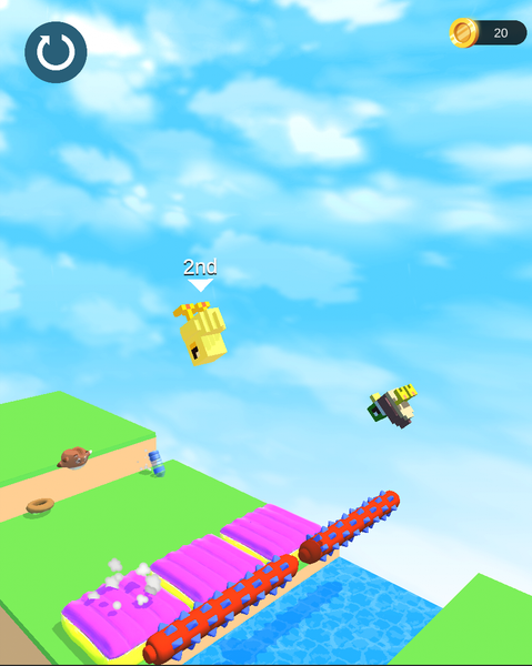 Bouncy Race - Gameplay image of android game