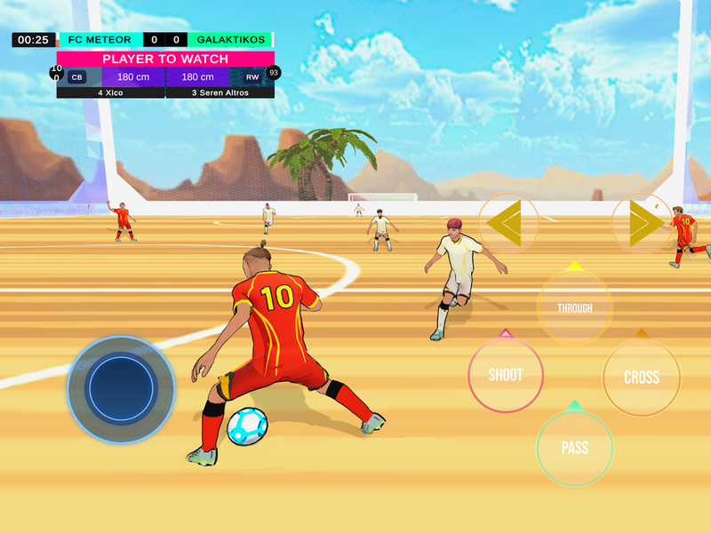 Galaxy Soccer : ۳v۳ match - عکس بازی موبایلی اندروید