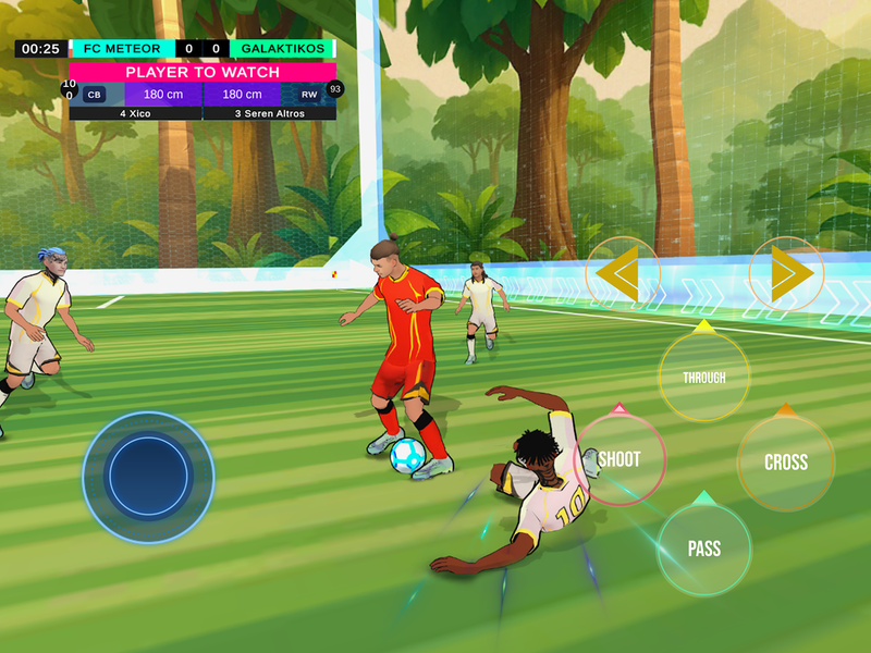 Galaxy Soccer : ۳v۳ match - عکس بازی موبایلی اندروید