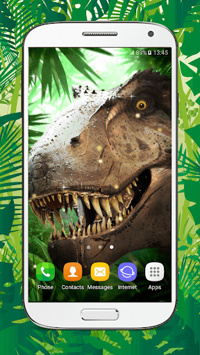 Dinosaur Live Wallpaper HD - Image screenshot of android app