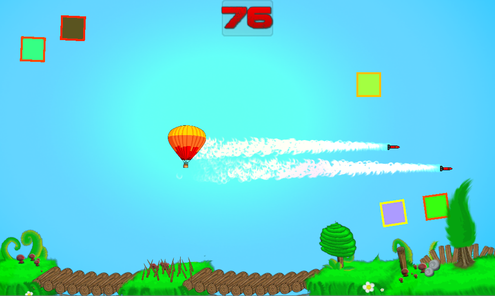 بازی Hot Air Balloon Dash دانلود کافه بازار