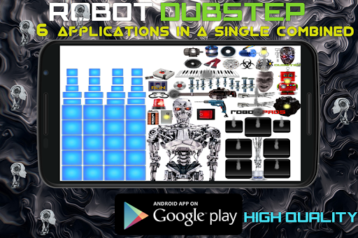 Robot DubStep Drum Pads - عکس برنامه موبایلی اندروید