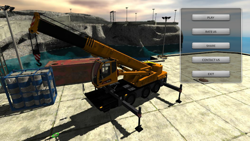 Crane Simulator & Truck - Image screenshot of android app