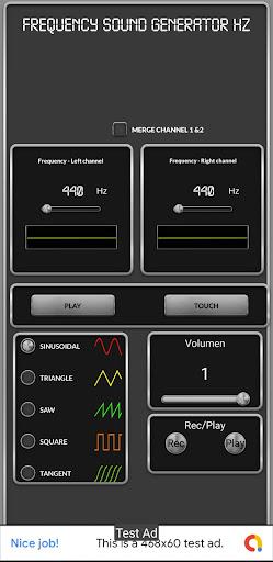 Frequency Sound Generator Hz - عکس برنامه موبایلی اندروید