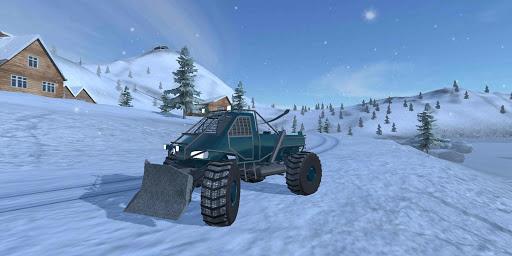 Off-Road Winter Edition 4x4 - Gameplay image of android game