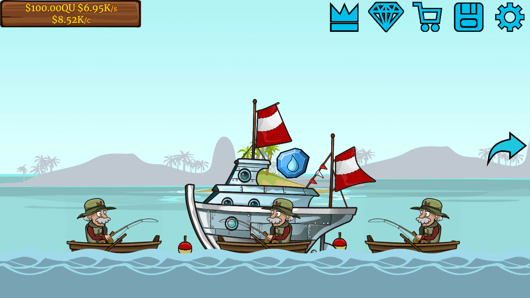 Fisherman - Idle Fishing Tap - عکس بازی موبایلی اندروید