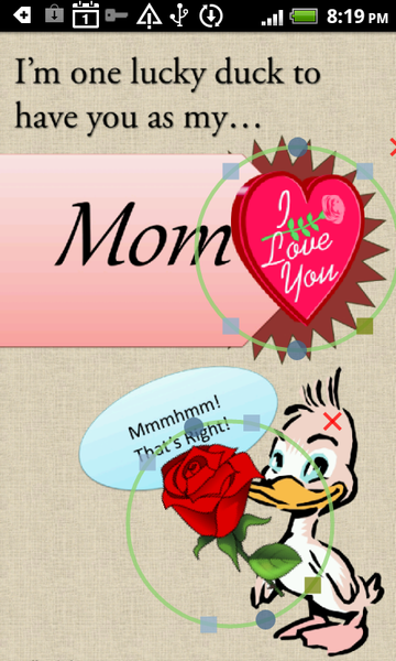 Mom is Best Cards! Doodle Text - عکس برنامه موبایلی اندروید
