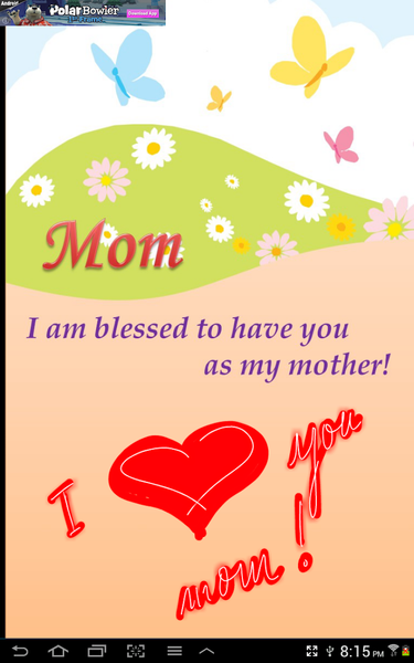 Mom is Best Cards! Doodle Wish - Image screenshot of android app