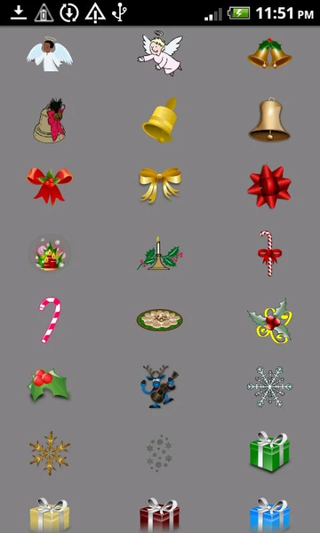 Christmas Stickers Doodle Text - Image screenshot of android app