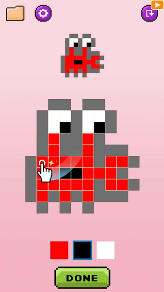 Paint the tile: Pixel puzzle - عکس بازی موبایلی اندروید