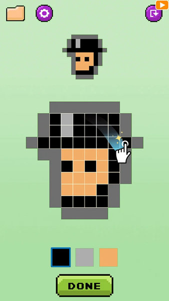 Paint the tile: Pixel puzzle - عکس بازی موبایلی اندروید