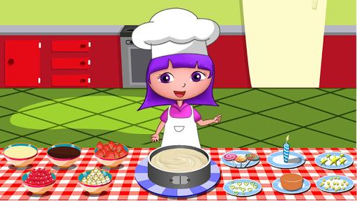 Anna's birthday cake bakery shop - cake maker game - Gameplay image of android game