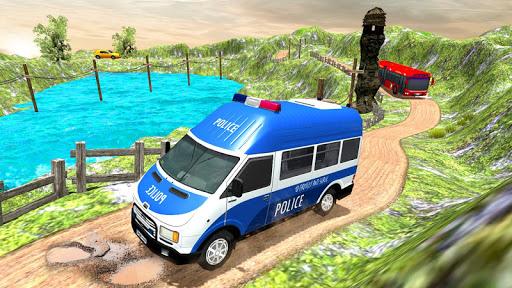 Police Van Hill Driving Games - عکس برنامه موبایلی اندروید