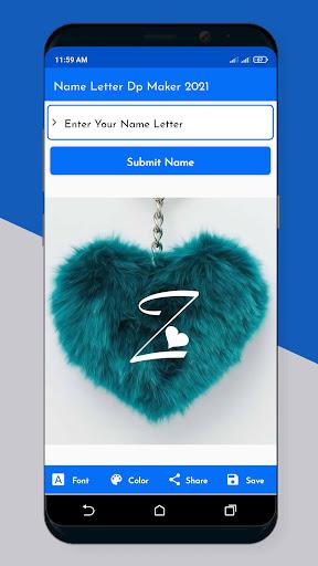 Name Letter DP Maker - Image screenshot of android app